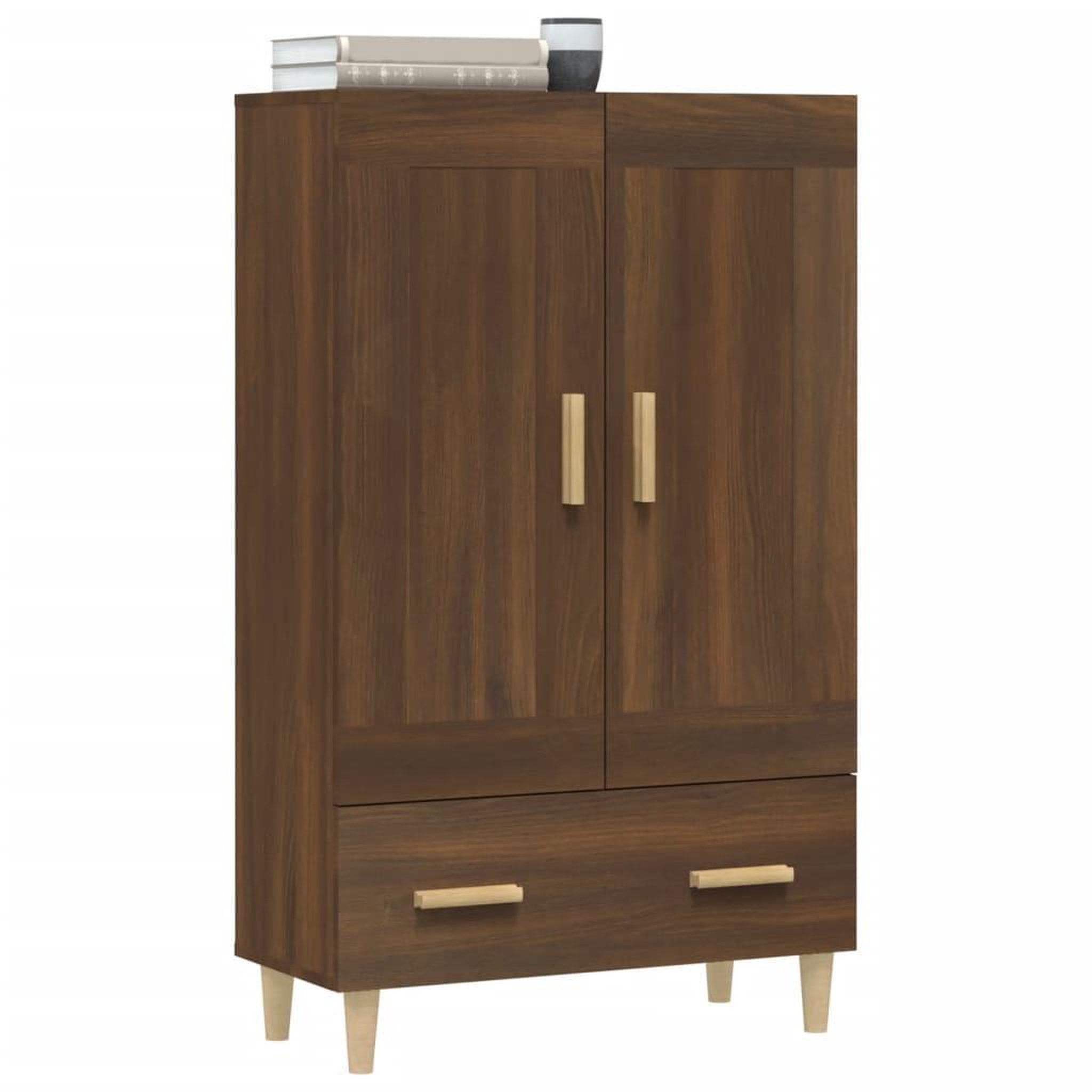 Voir la diapositive 5 : VIDAXL Buffet Chene marron 70x31x115 cm Bois d'ingenierie