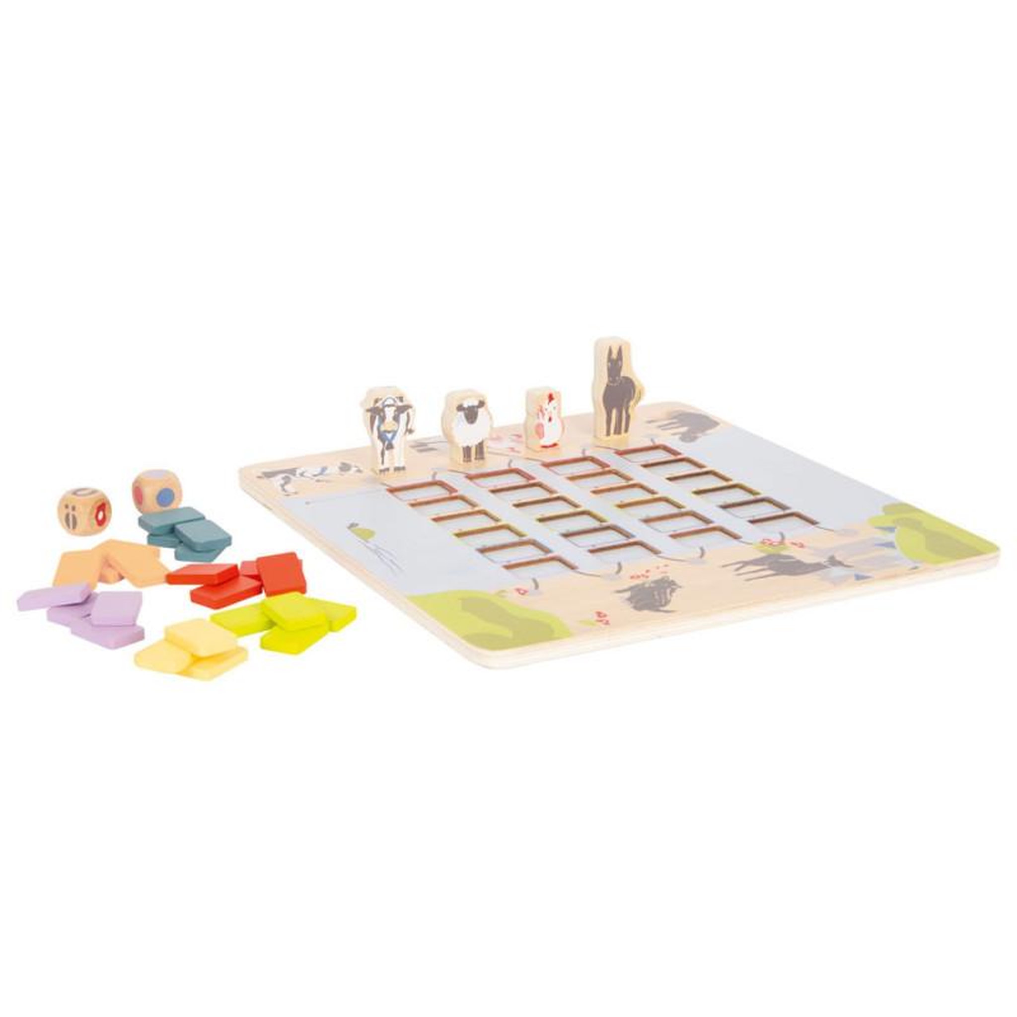 Voir la diapositive 3 : SMALL FOOT Small Foot - Wooden Game Bridge Crossing Animals 12235