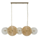 Paris Prix Plafonnier Design  Osaka  100cm Or & Transparent