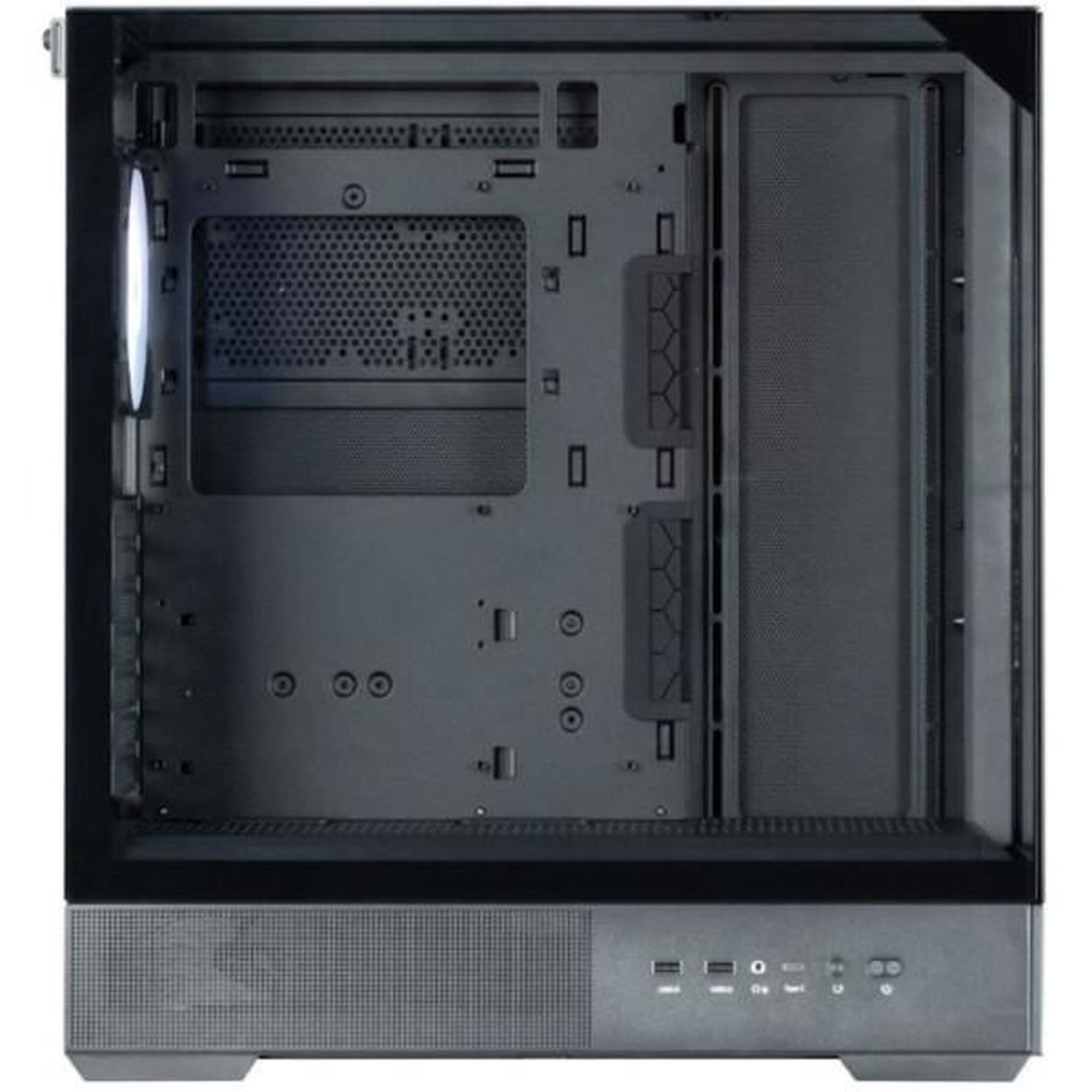 Voir la diapositive 4 : Zalman Boitier sans alimentation - ZALMAN P40 Prism Plus - Moyen tour - Format ATX - Noir