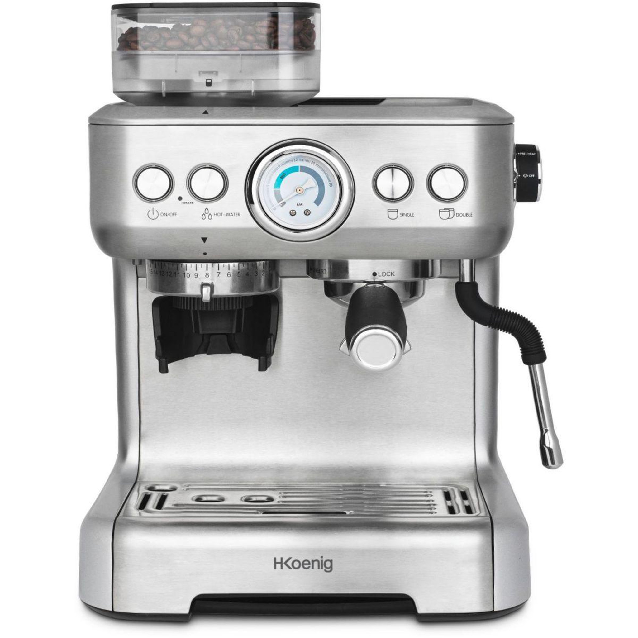 Voir la diapositive 1 : H.Koenig Machine à expresso EXPRO980
