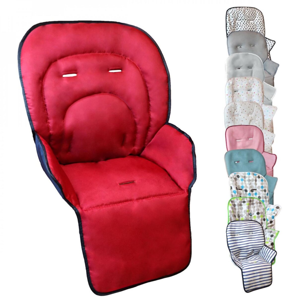 Monsieur Bébé Housse d'assise pour chaise haute bébé enfant gamme Ptit - Cléo