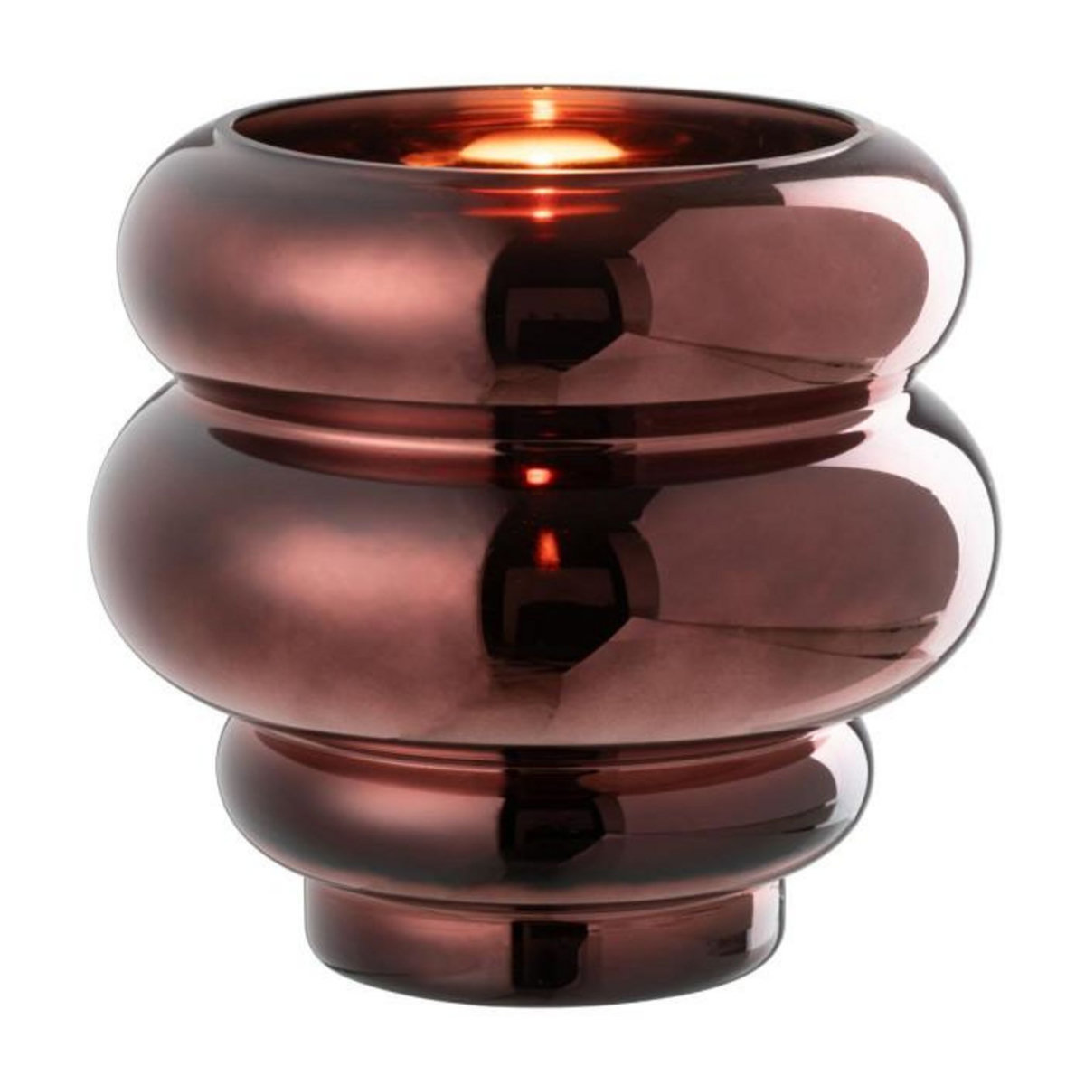 Paris Prix Photophore Design  Cléa  20cm Prune