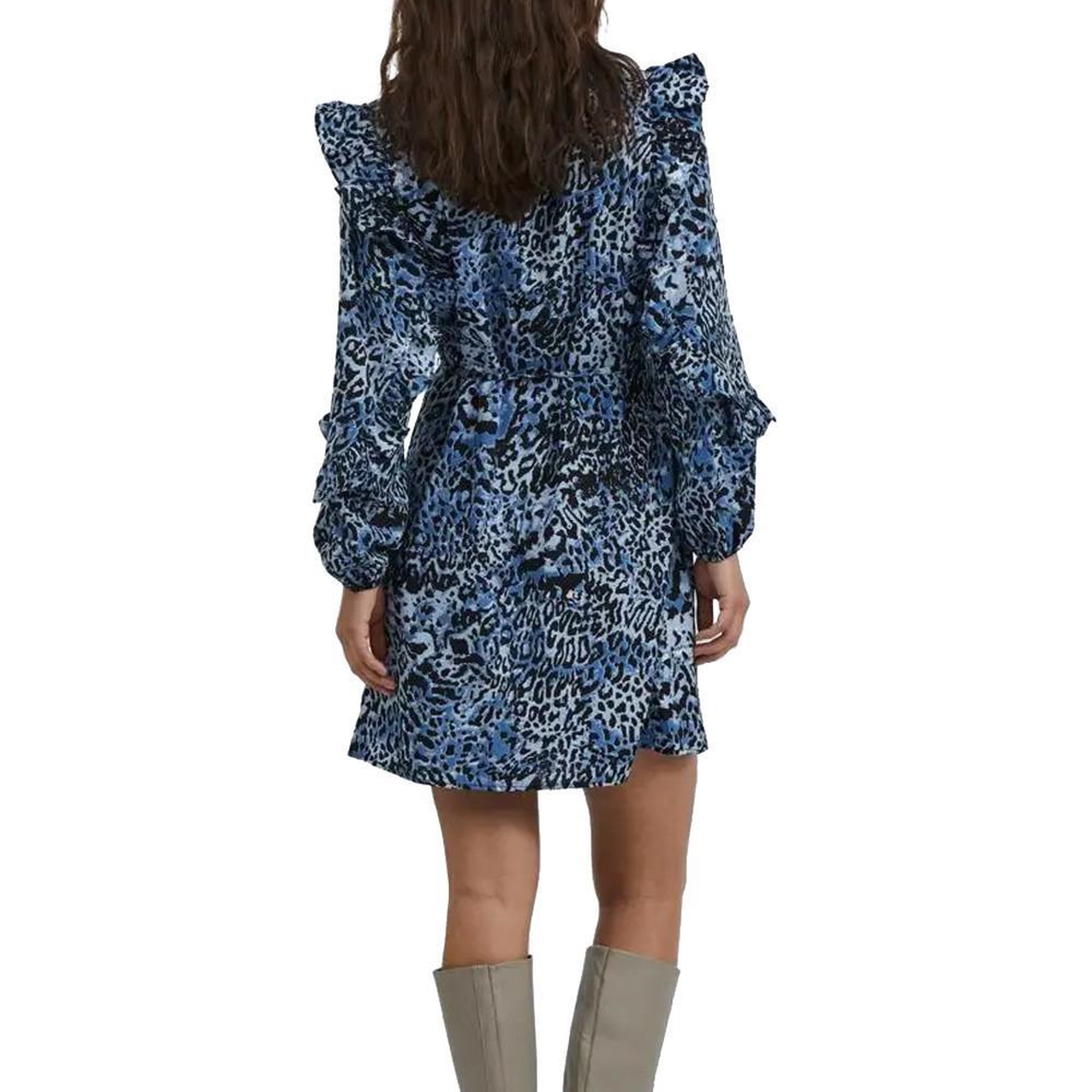 Voir la diapositive 2 : Vila Robe Marine Léopard Femme Vila Coco