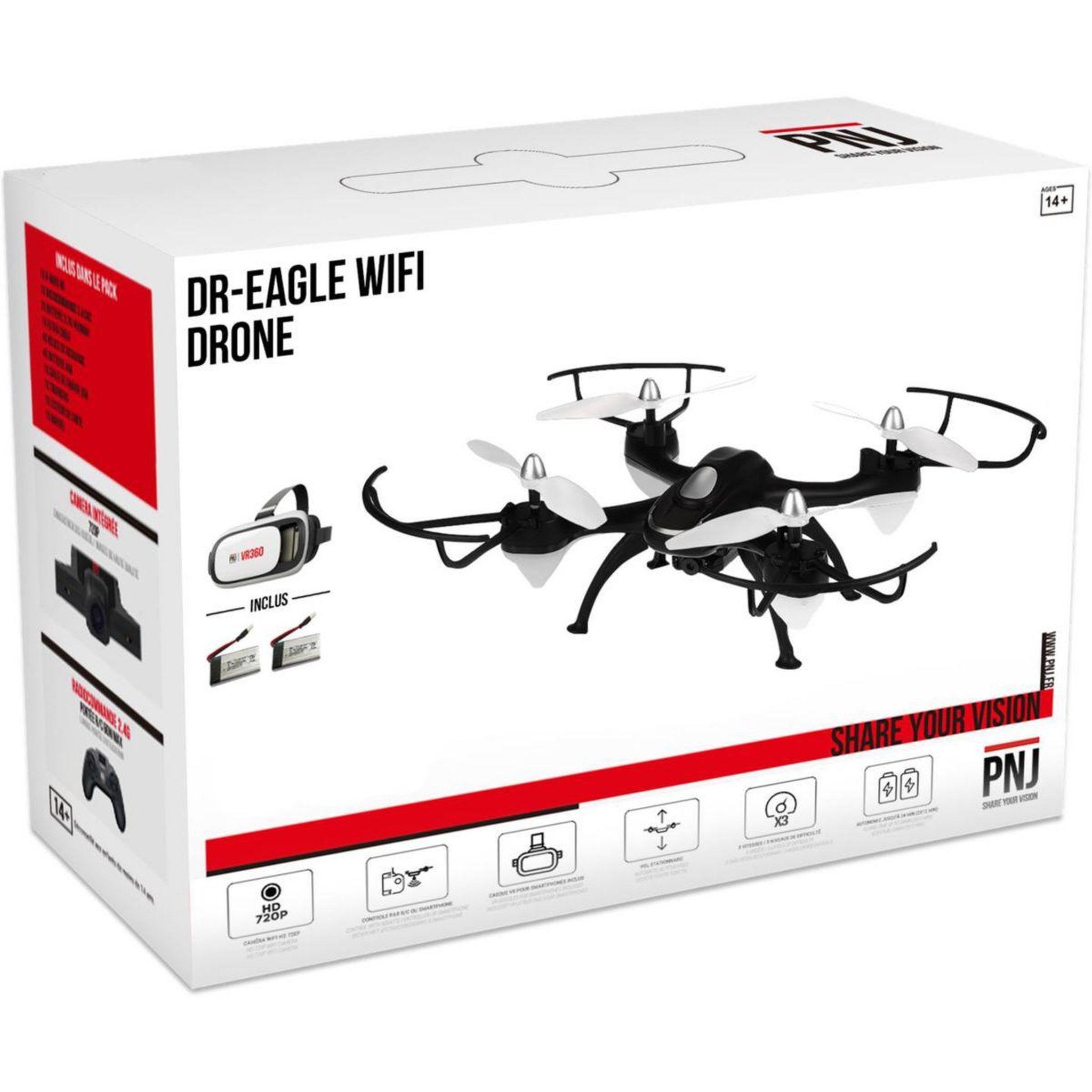 Voir la diapositive 5 : PNJ Drone DR-Eagle + Casque CVR360