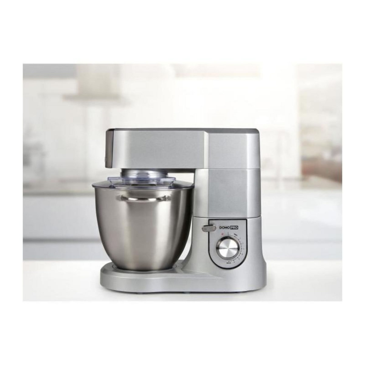 Domo Robot de Cuisine - DOMO - DO9231KR - 1200 W - 6 L - 8 vitesses + Pulse - Gris