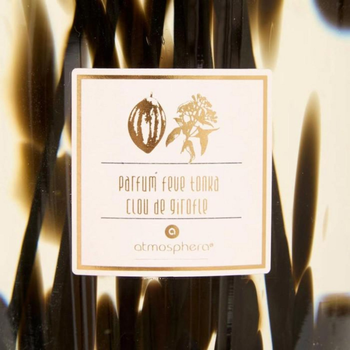 ATMOSPHERA Diffuseur de Parfum en Verre  Belli  2L Fève de Tonka