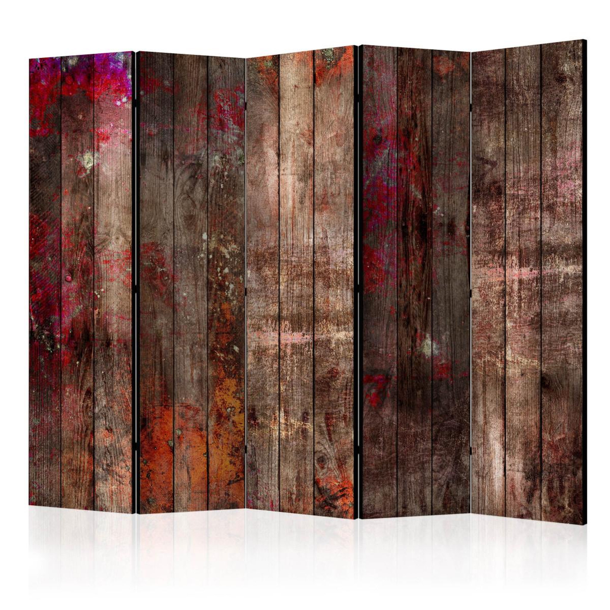 Voir la diapositive 1 : Paris Prix Paravent 5 volets  stained wood  172x225cm
