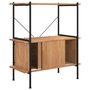 Voir la diapositive 3 : VIDAXL Etagere a 3 niveaux armoire 80x40x92 cm Acier bois d'ingenierie