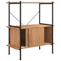 Voir la diapositive 3 : VIDAXL Etagere a 3 niveaux armoire 80x40x92 cm Acier bois d'ingenierie