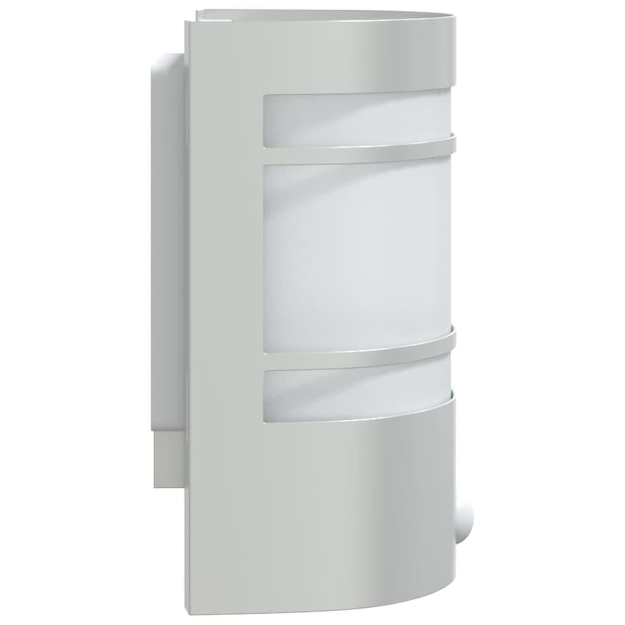 Voir la diapositive 5 : VIDAXL Appliques murales d'exterieur et capteurs 2pcs acier inoxydable