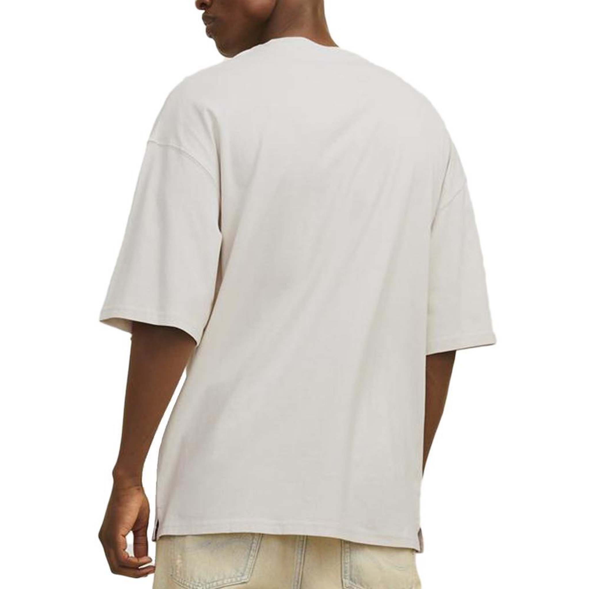 Voir la diapositive 2 : Jack & Jones T-shirt Uni Beige Homme Jack & Jones Charge