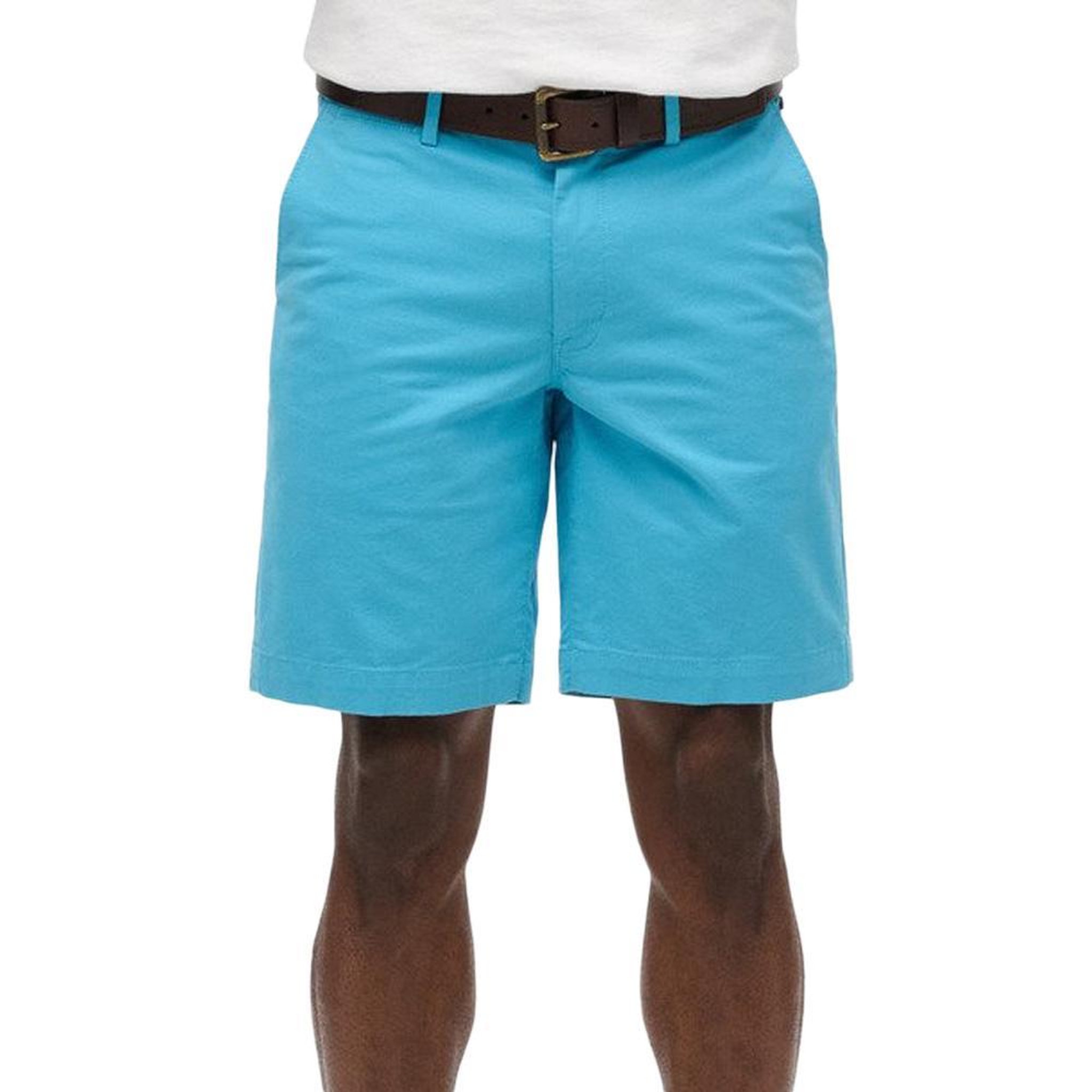 SUPERDRY Short chino turquoise homme superdry stretch. Coloris disponibles : Bleu