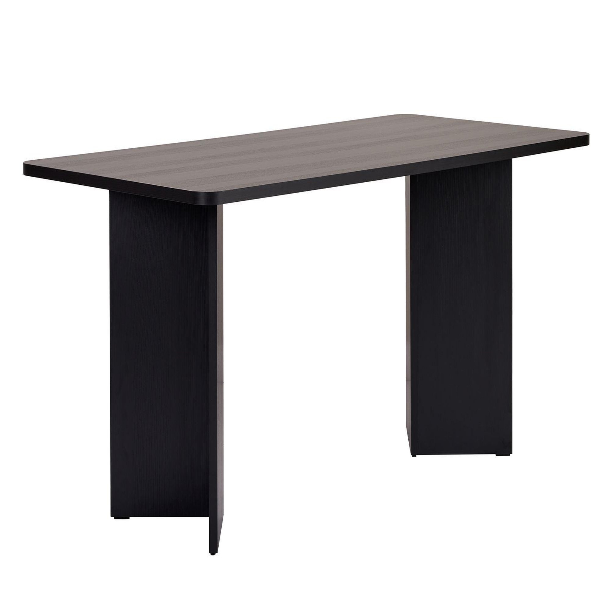 Voir la diapositive 4 : Habitat et Jardin Table à manger en bois  linza  180 x 90 x 75 cm - bois noir