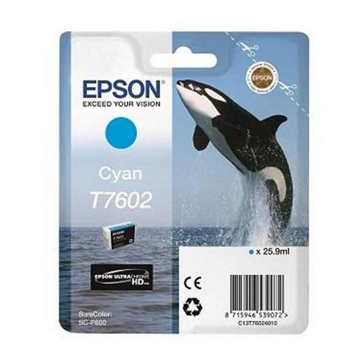 Epson Epson Cartouche Orque T7602 Cyan