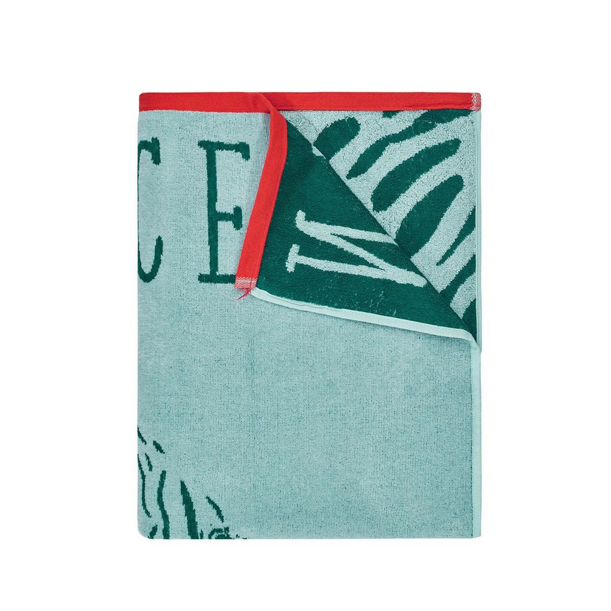 Sensei Maison Serviette de plage velours 100x180 cm BLUE OCEAN