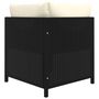 Voir la diapositive 5 : VIDAXL Salon de jardin 8 pcs avec coussins Resine tressee Noir