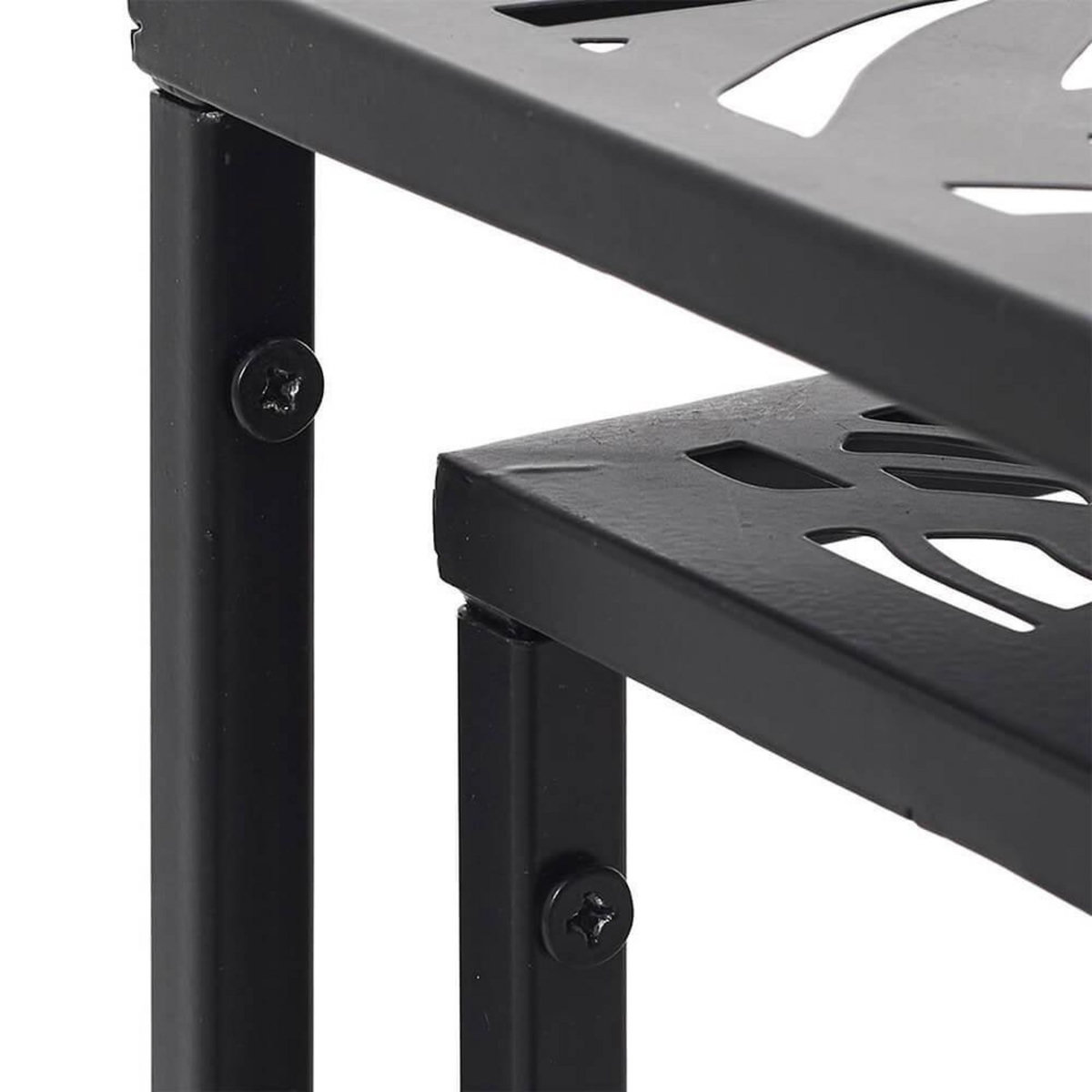 The Home Deco Factory Lot de 2 sellettes en métal gigognes Havana