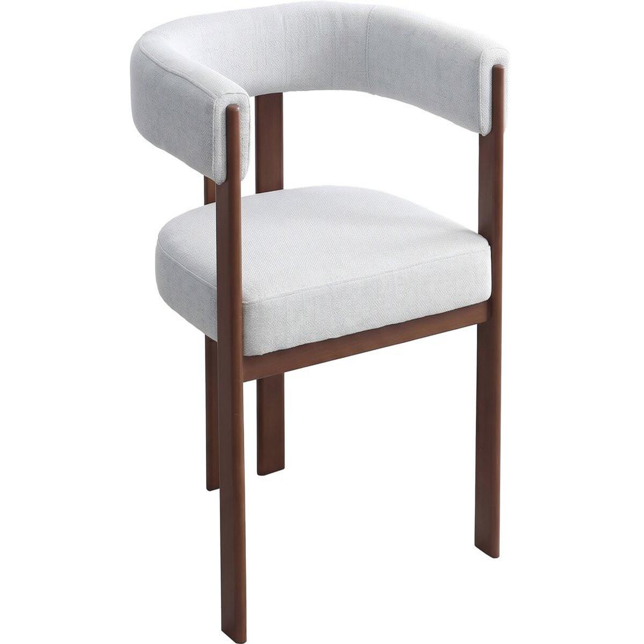 Habitat et Jardin Fauteuil de salle à manger imitation bois  neora  - gris clair