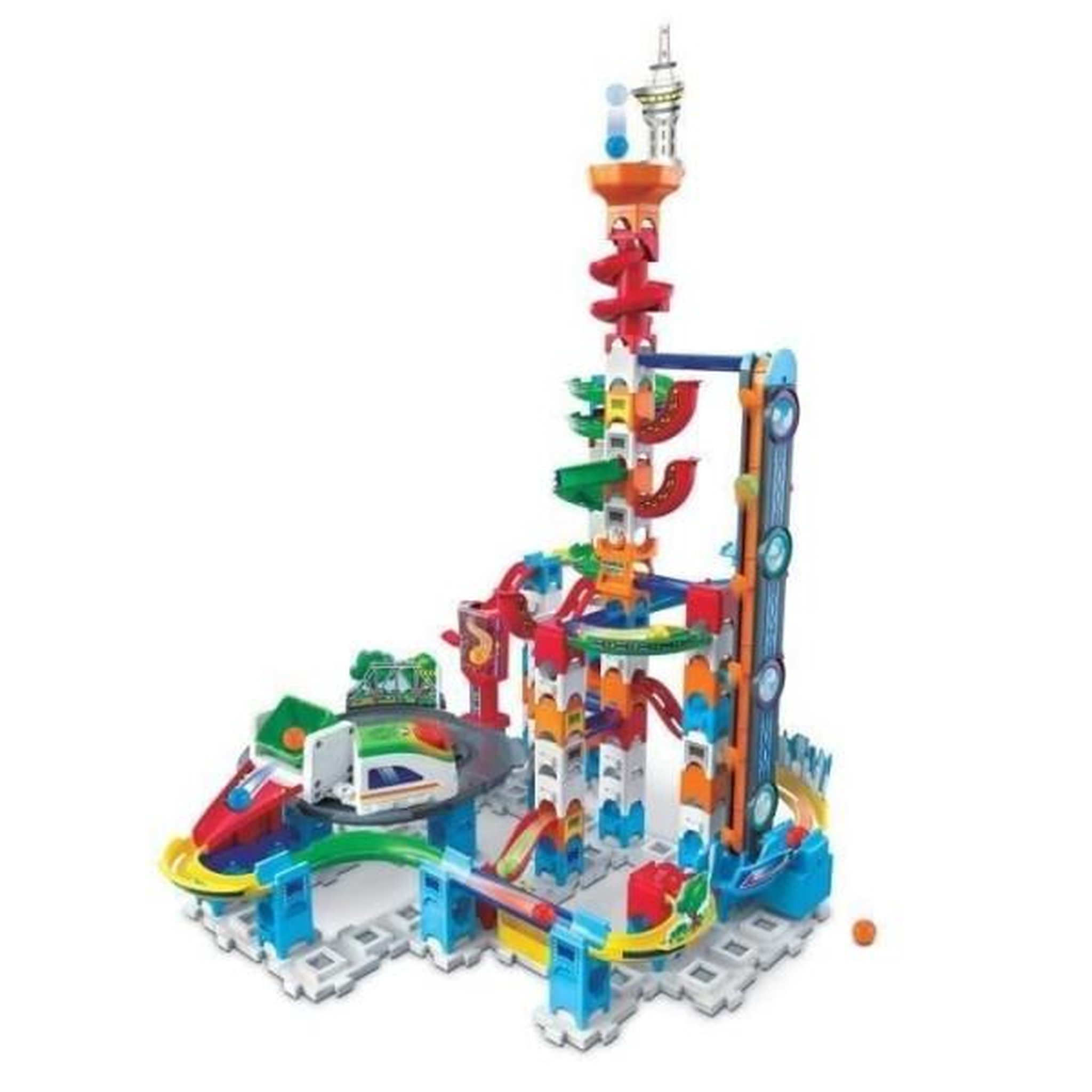Voir la diapositive 1 : VTECH Circuit de billes VTECH MARBLE RUSH - SUPER SKY TOWER SET XL300E - 143 pieces - Pour enfants de 4 ans et plus
