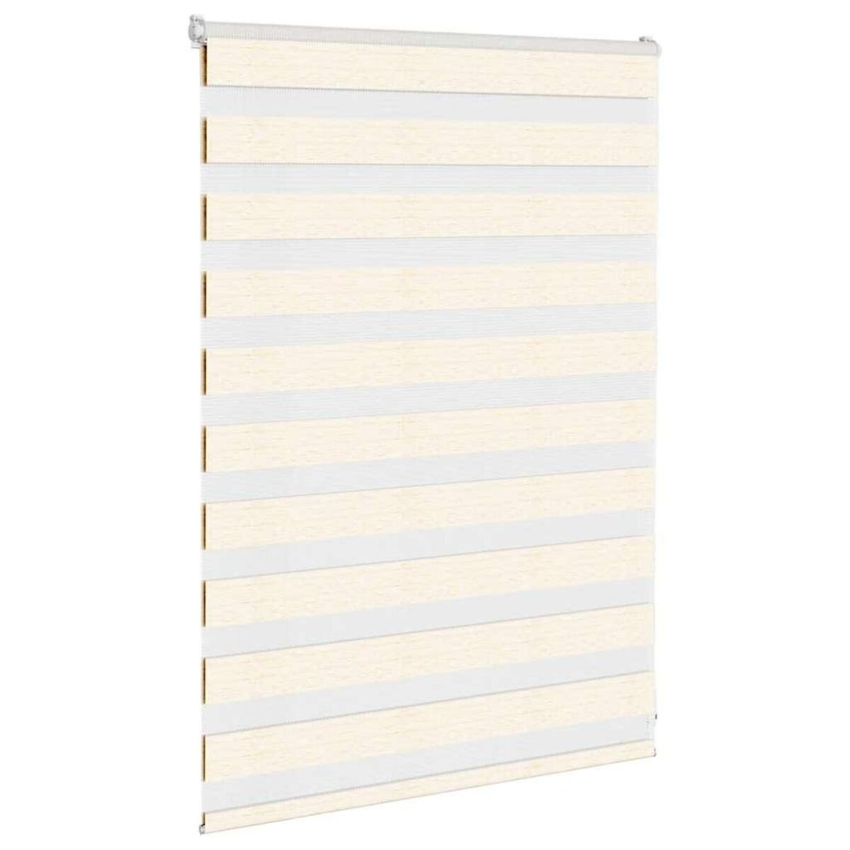 VIDAXL Store zebre beige marbre largeur du tissu 95,9 cm polyester