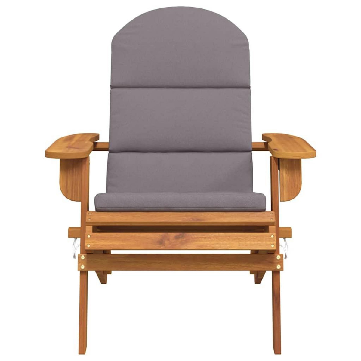 VIDAXL Chaise de jardin Adirondack avec coussins bois massif d'acacia