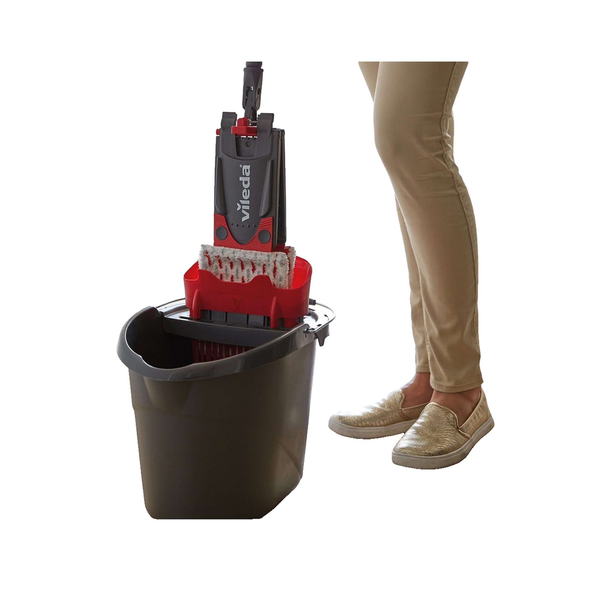Voir la diapositive 4 : vileda Mop avec seau à double action Ultramax