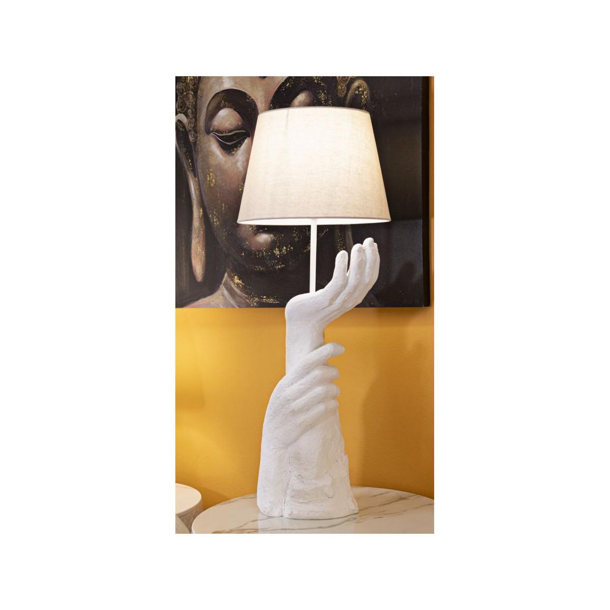 Voir la diapositive 5 : Paris Prix Lampe à poser design  life  93cm blanc
