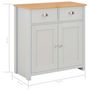 Voir la diapositive 6 : VIDAXL Buffet Gris 79x35x81 cm