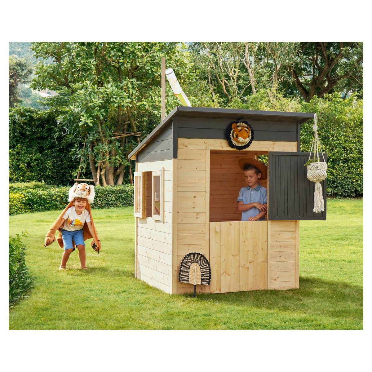 Soulet Cabane de jardin enfant - Bois - H1,60m- SANTA MONICA