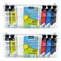 Voir la diapositive 2 : Pebeo 2 boîtes de 5 tubes de peinture gouache + palette - 5 x 10 ml