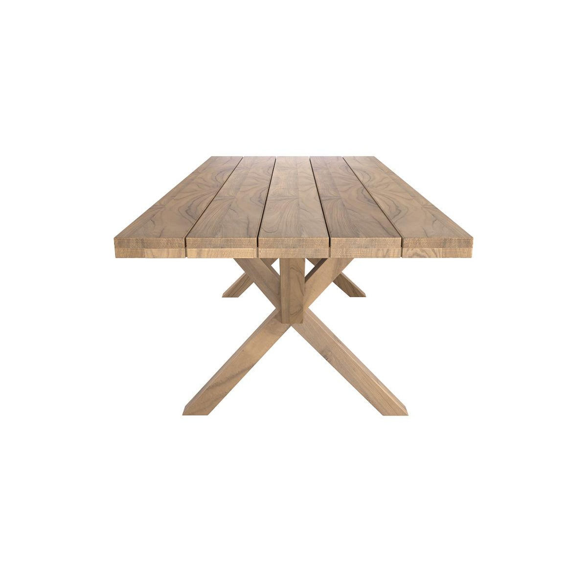 Rendez vous déco Table de jardin en bois de teck massif 10 personnes-Soraya