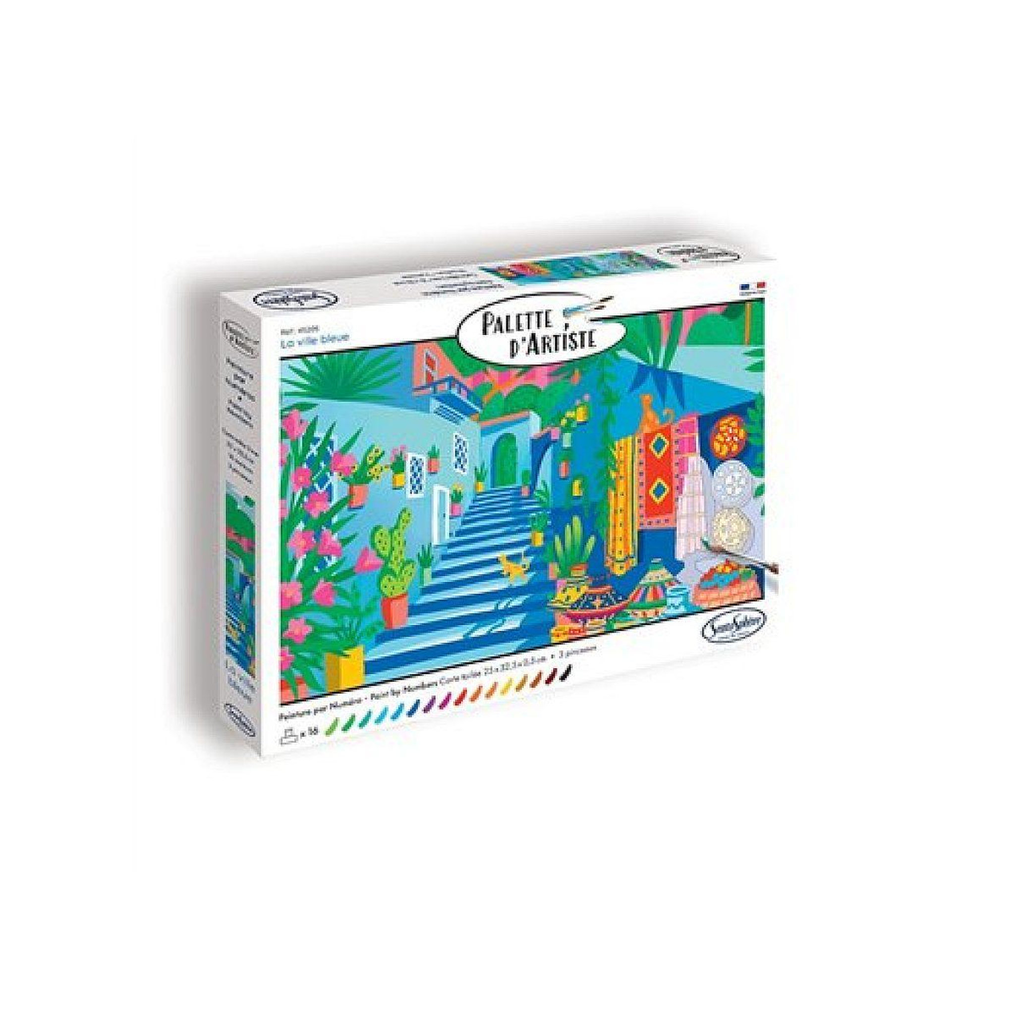 Sentosphere Palette d'artiste - la ville bleue