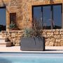 Voir la diapositive 2 : Eda Jardinière Muret Basalt Décor béton 98 L - Gris anthracite - Eda
