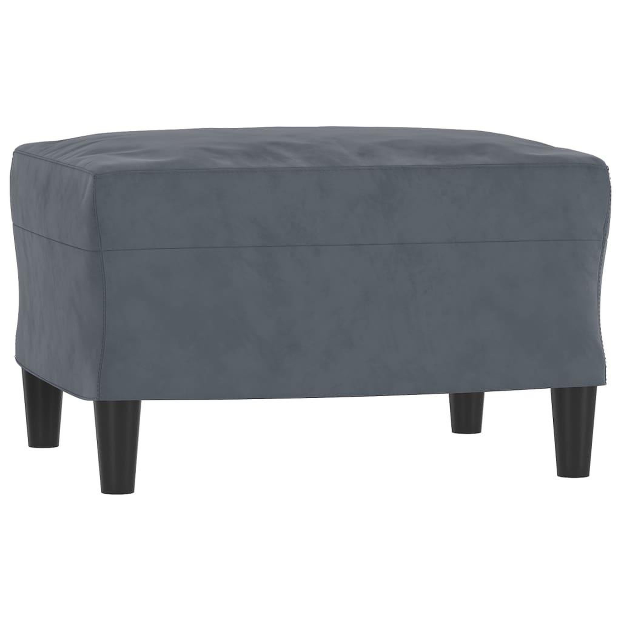 Voir la diapositive 5 : VIDAXL Ensemble de canapes 3 pcs gris fonce velours