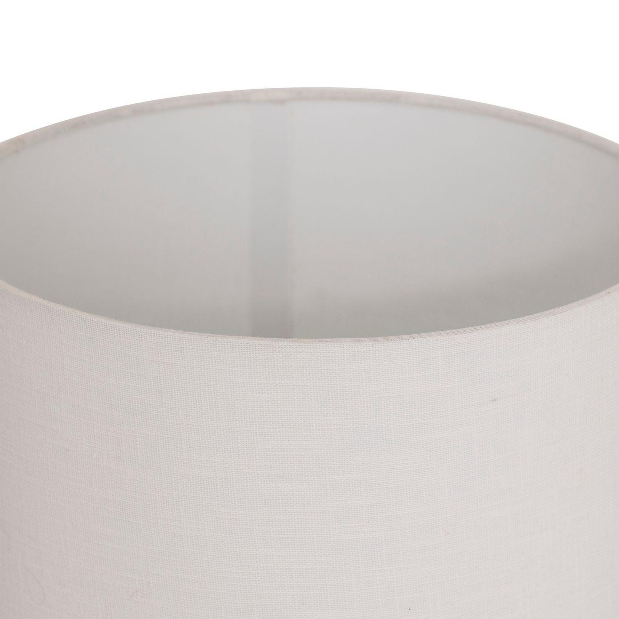Voir la diapositive 3 : ATMOSPHERA Lampadaire cylindrique effet travertin erin - gris
