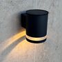 Voir la diapositive 5 : Lumisky 2 appliques murales solaires HELIO Noir ABS H11,5cm