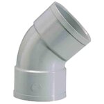 GIRPI Coude d'évacuation à 45° femelle/femelle Ø 50 mm