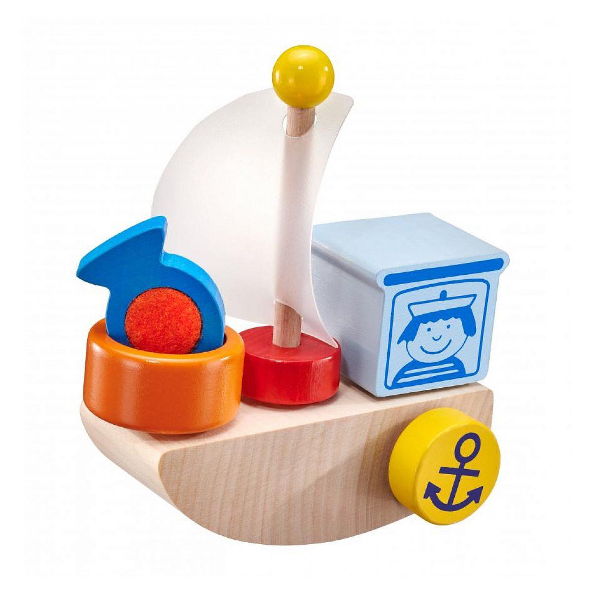 Voir la diapositive 2 : Selecta Klettini bateau, velcro, 7 pcs