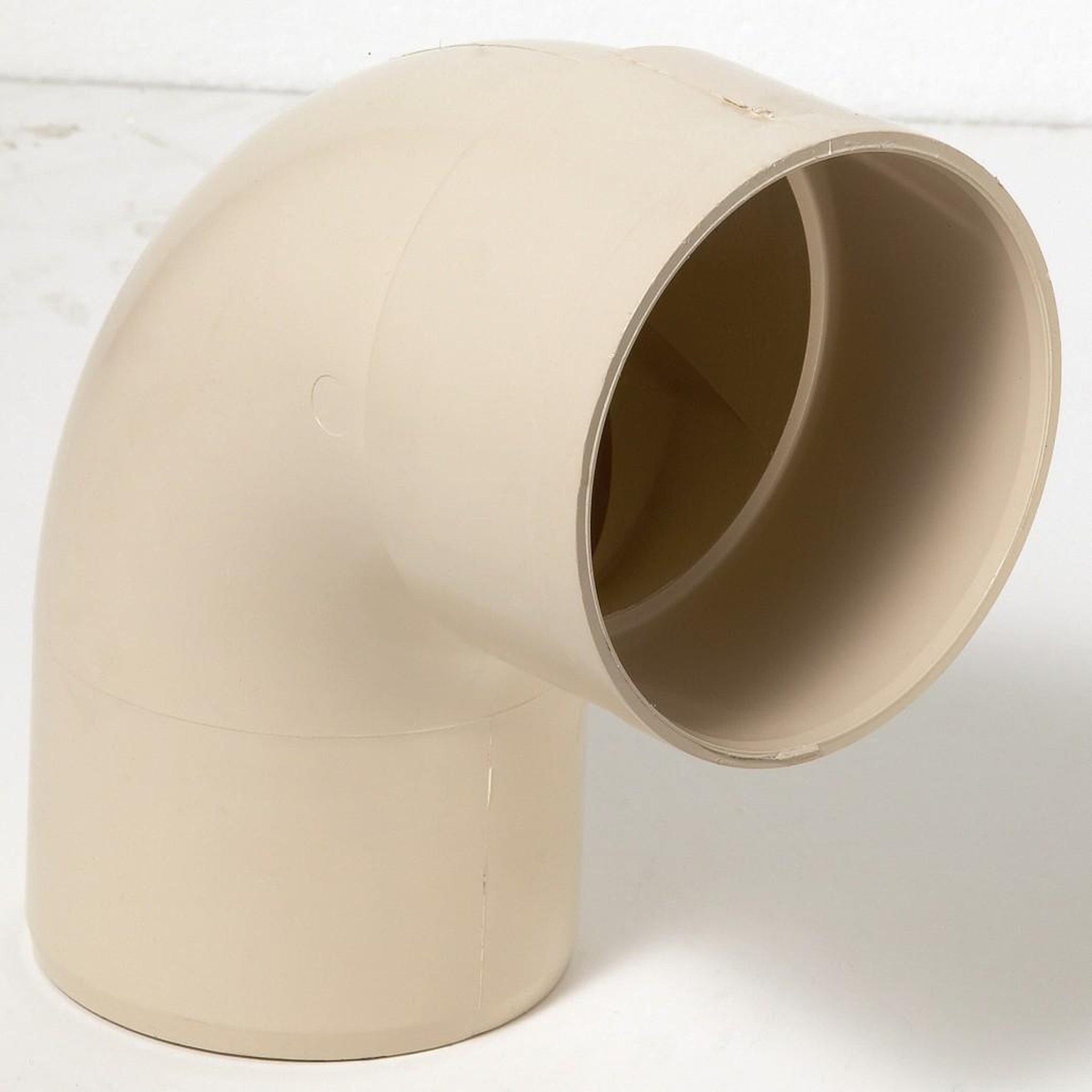 GIRPI Coude 87.3° pvc sable GIRPI, Dév.33 cm Diam.100 mm