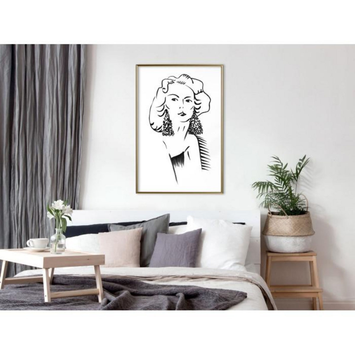 Paris Prix Affiche Murale Encadrée  Hypnotic Earrings