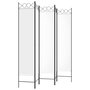 Voir la diapositive 5 : VIDAXL Cloison de separation 5 panneaux Blanc 200x200 cm Tissu