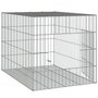 Voir la diapositive 4 : VIDAXL Cage a lapin 78x54x54 cm Fer galvanise
