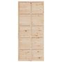 Voir la diapositive 4 : VIDAXL Porte de grange 90x208 cm bois massif de pin