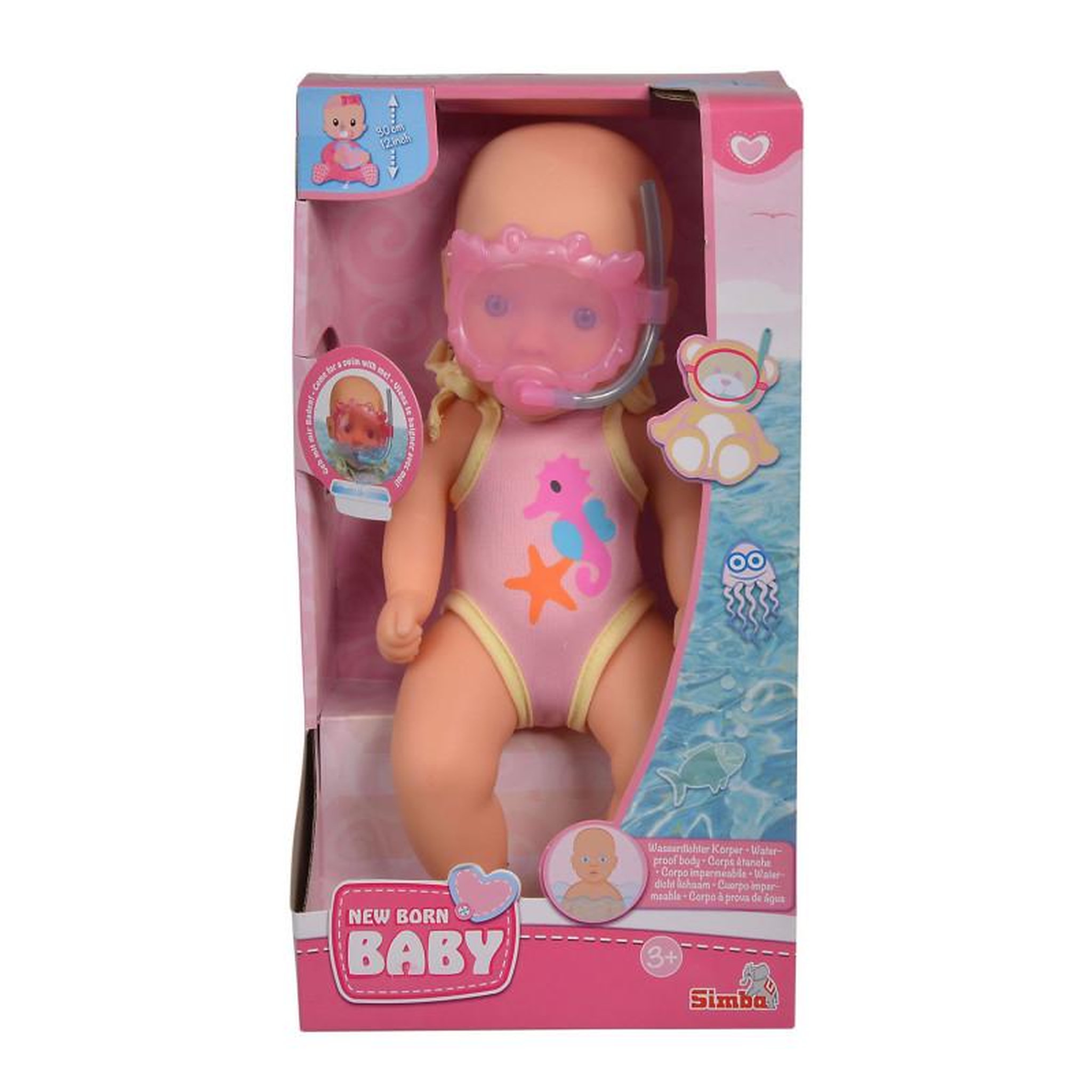 Voir la diapositive 2 : NEW BORN BABY New Born Baby Bath Doll