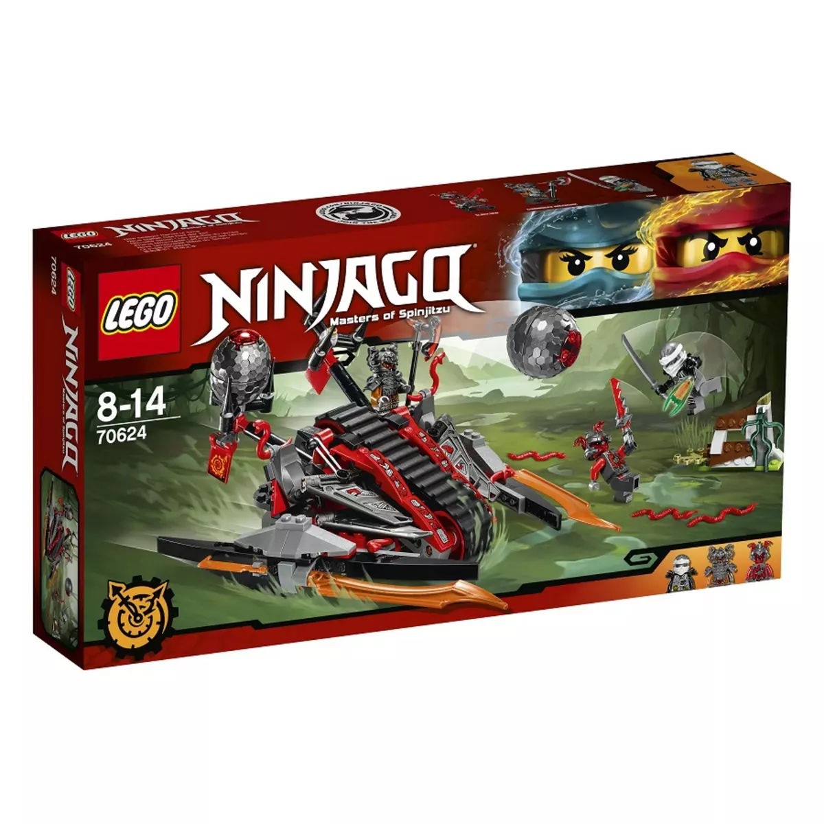 LEGO Ninjago 70624 - La catapulte vermillion