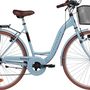 Voir la diapositive 2 : SCRAPPER Vélo de ville 26'' Rétro Rigide Femme acier  Scrapper Railway 1 LDT  Vintage - 6 vitesses - Enjambement bas – Freins V-Brake - Shimano -  Equipé City