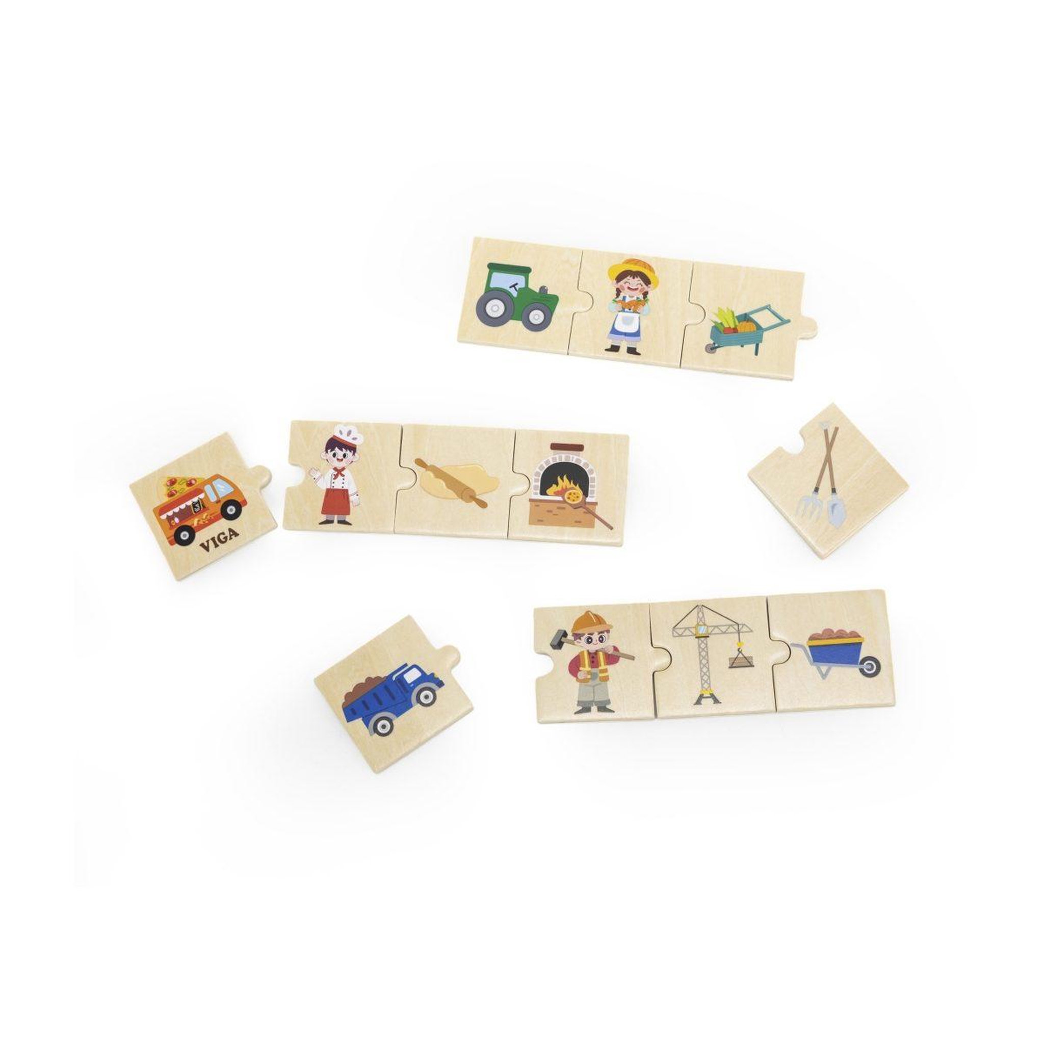 Voir la diapositive 2 : VIGA Puzzle métiers et outils  44749