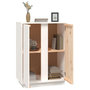 Voir la diapositive 5 : VIDAXL Buffet Blanc 60x35x80 cm Bois massif de pin