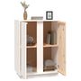 Voir la diapositive 5 : VIDAXL Buffet Blanc 60x35x80 cm Bois massif de pin